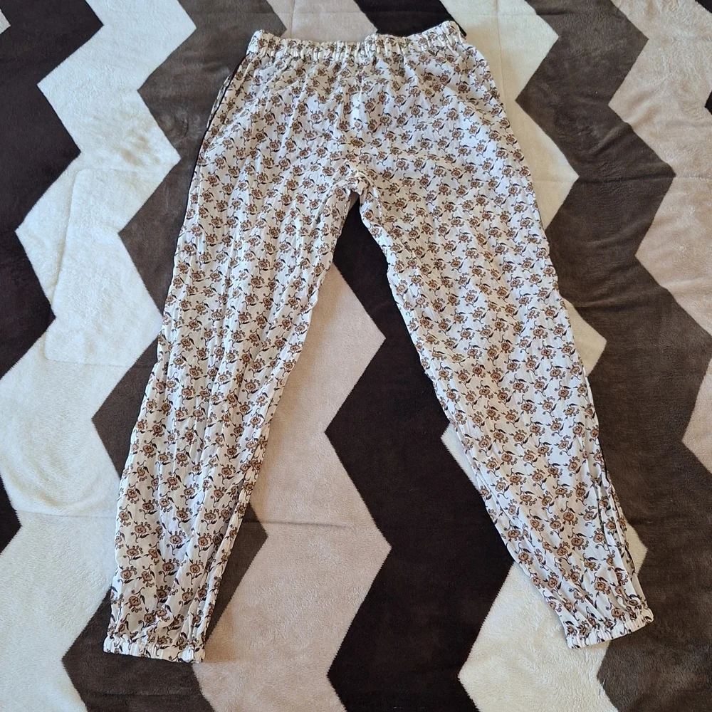 Tory Burch Printed Skinny Leg Pants